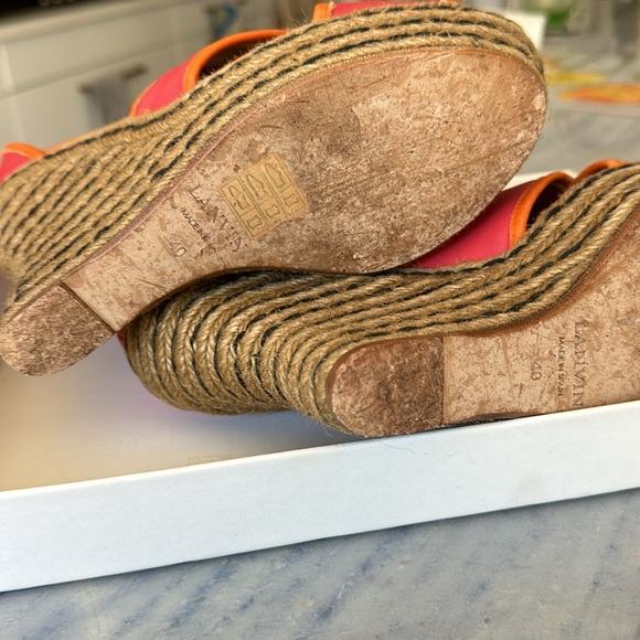 Lanvin espadrilles size 40 us 9. - Picture 4 of 6